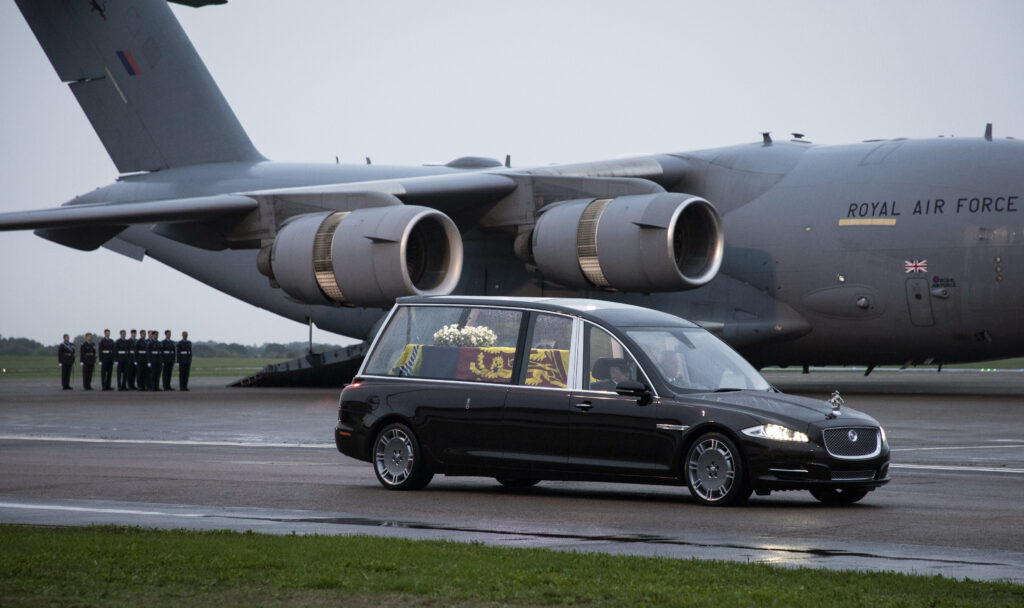 Her Majesty Queen Elizabeth II is returned to England
